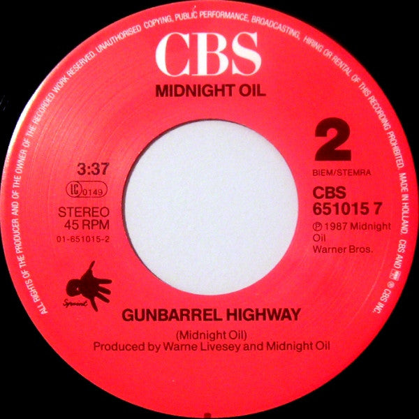 Midnight Oil - Beds Are Burning (7-inch Tweedehands)