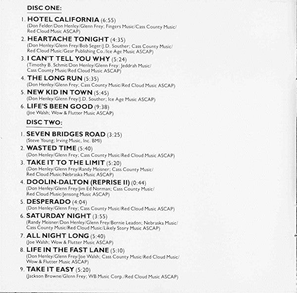 Eagles - Eagles Live (CD Tweedehands)