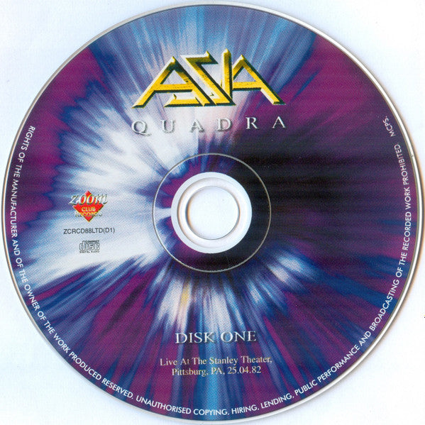 Asia - Quadra  (CD)