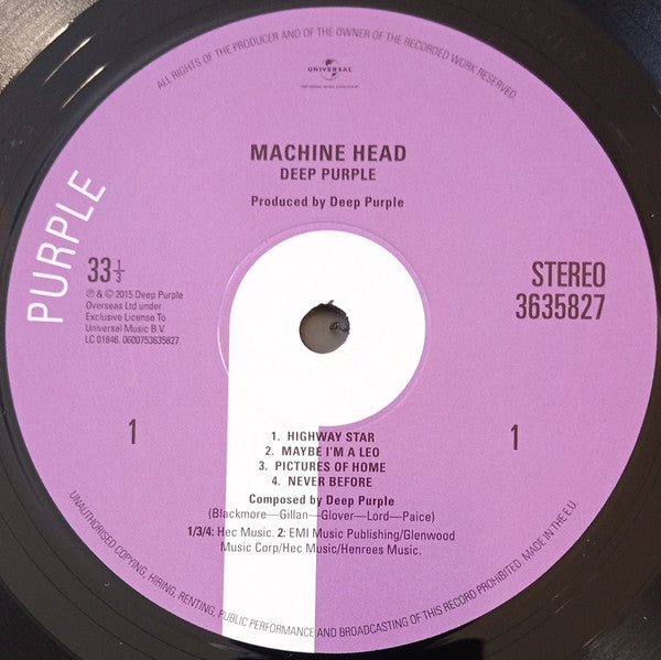 Deep Purple - Machine Head (LP) - Discords.nl