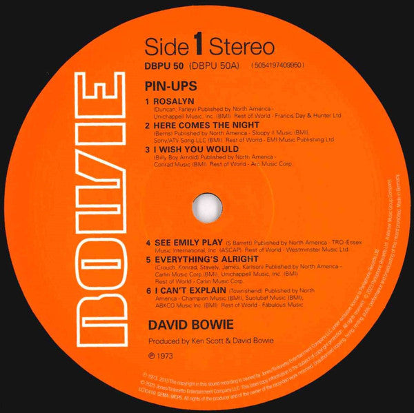 David Bowie - Pin ups (LP) - Discords.nl