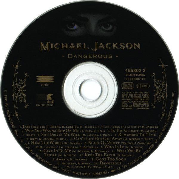 Michael Jackson - Dangerous (CD Tweedehands)