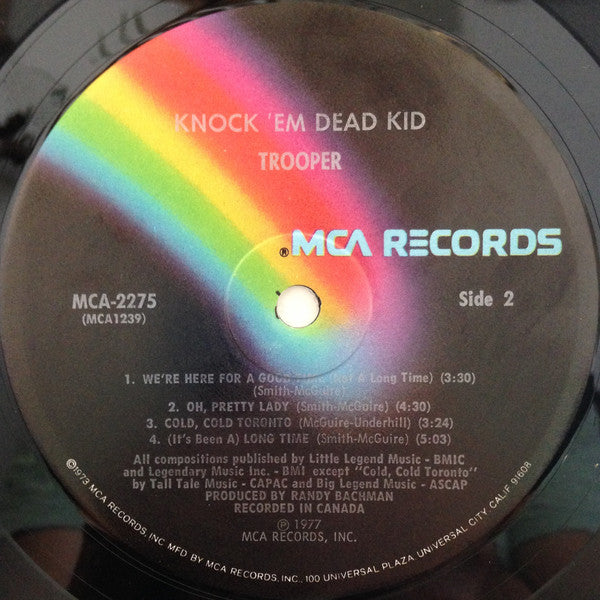 Trooper (4) - Knock 'Em Dead Kid (LP Tweedehands) - Discords.nl