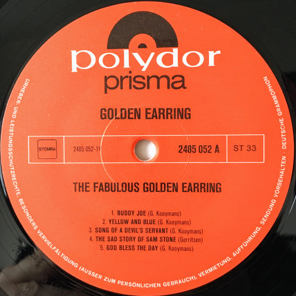 Golden Earring - Fabulous Golden Earring (LP Tweedehands)