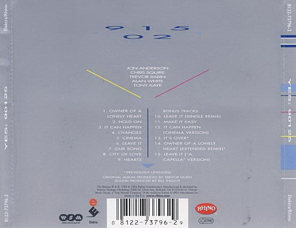 Yes - 90125 (CD Tweedehands) - Discords.nl