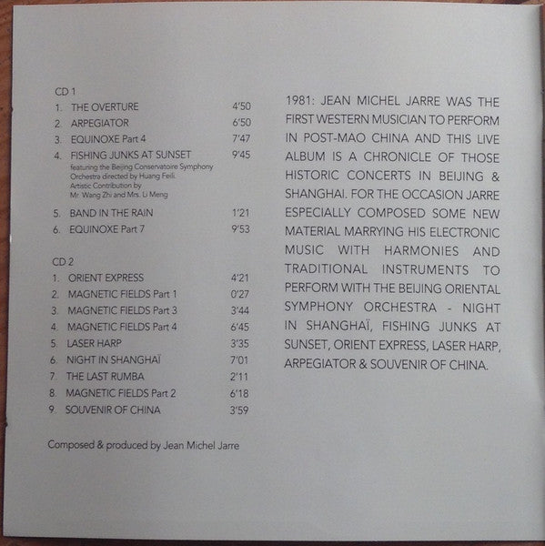 Jean-Michel Jarre - The Concerts In China (CD)