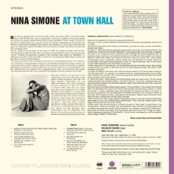 Nina Simone - At town hall (LP)