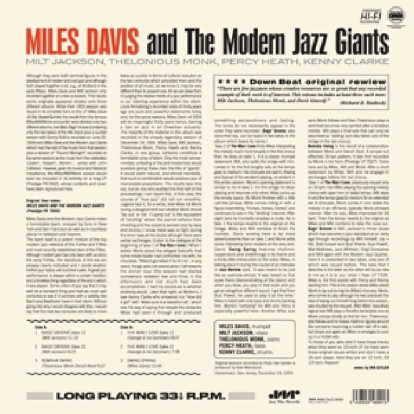 Miles Davis - And the modern jazz giants (LP)