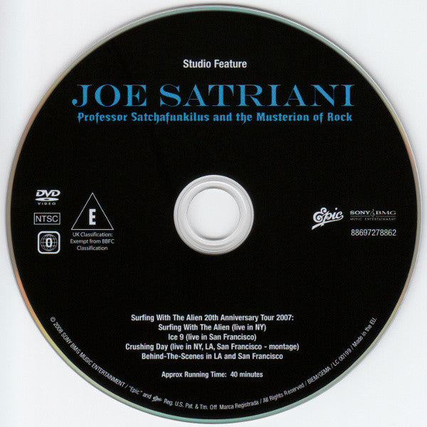 Joe Satriani - Professor Satchafunkilus And The Musterion Of Rock (CD) - Discords.nl