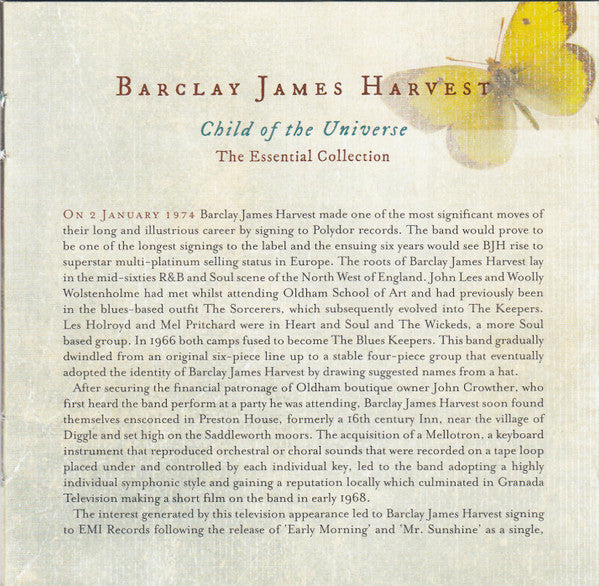 Barclay James Harvest - Child Of The Universe (The Essential Collection) (CD)