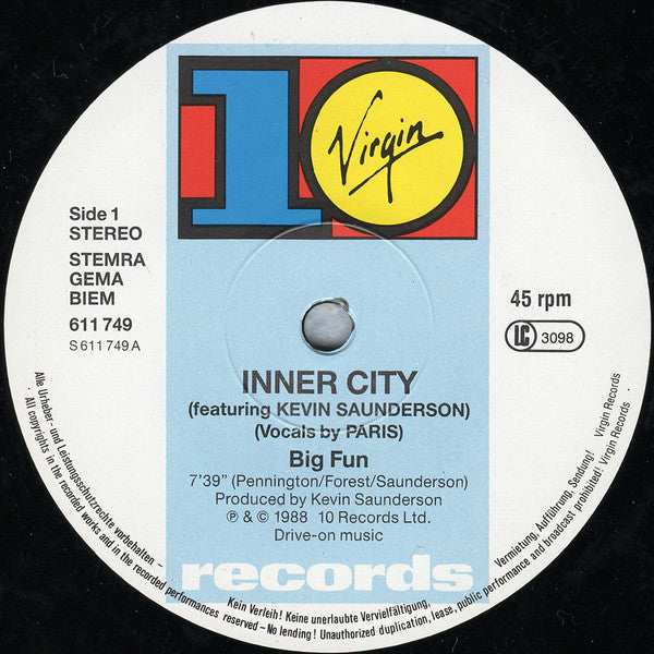 Inner City - Big Fun (12" Tweedehands)