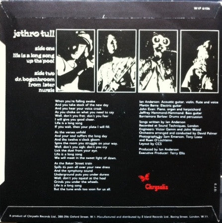 Jethro Tull - Life Is A Long Song (7-inch Tweedehands) - Discords.nl