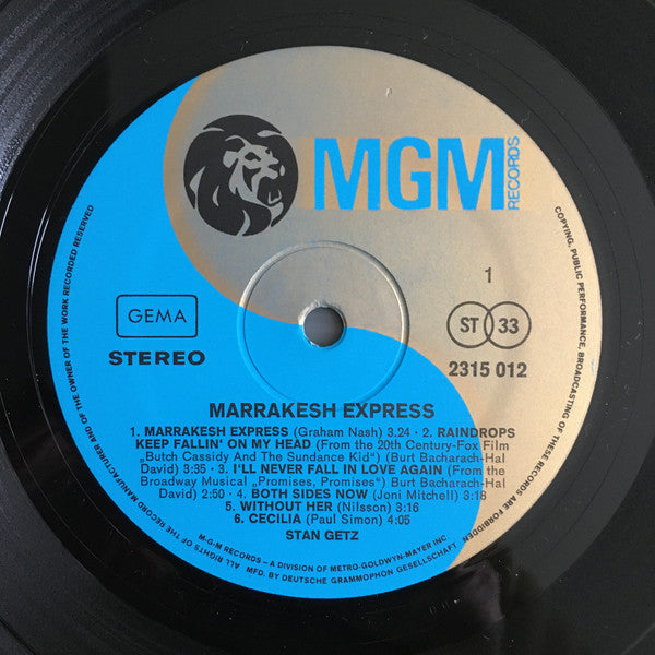 Stan Getz - Marrakesh Express (LP Tweedehands) - Discords.nl