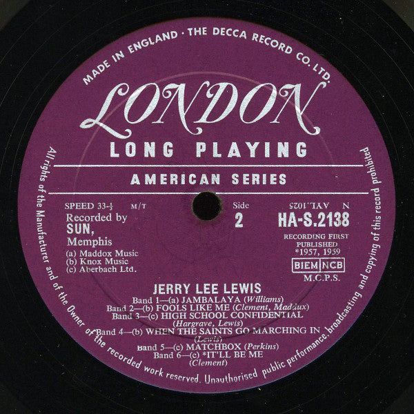 Jerry Lee Lewis - Jerry Lee Lewis (LP Tweedehands)