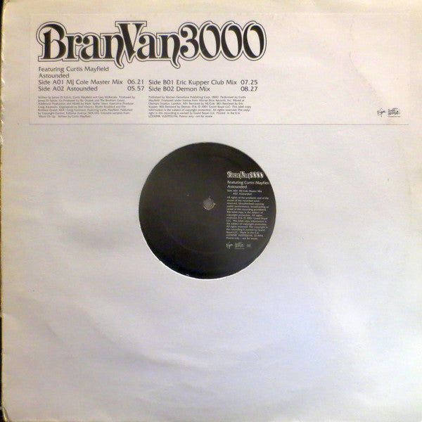 Bran Van 3000 Featuring Curtis Mayfield - Astounded (LP Tweedehands)