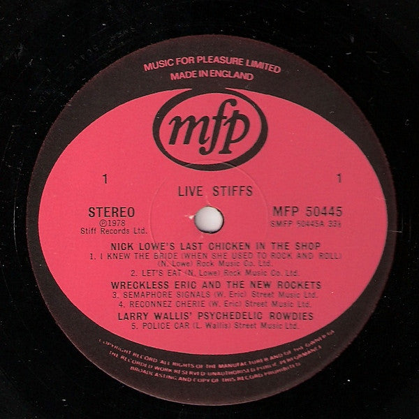 Various - Live Stiffs (LP Tweedehands)