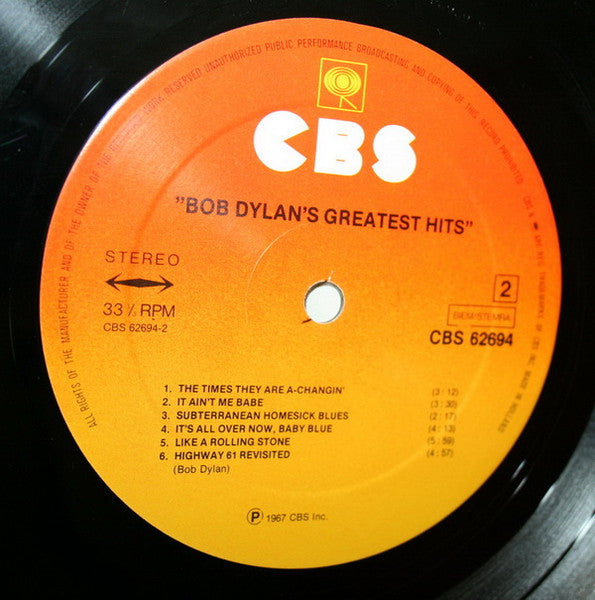 Bob Dylan - Bob Dylan's Greatest Hits (LP Tweedehands)