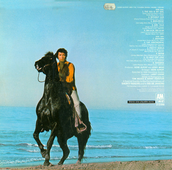 Herb Alpert & The Tijuana Brass - Warm (LP Tweedehands) - Discords.nl