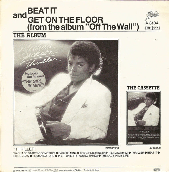 Michael Jackson - Beat It (7-inch Tweedehands)