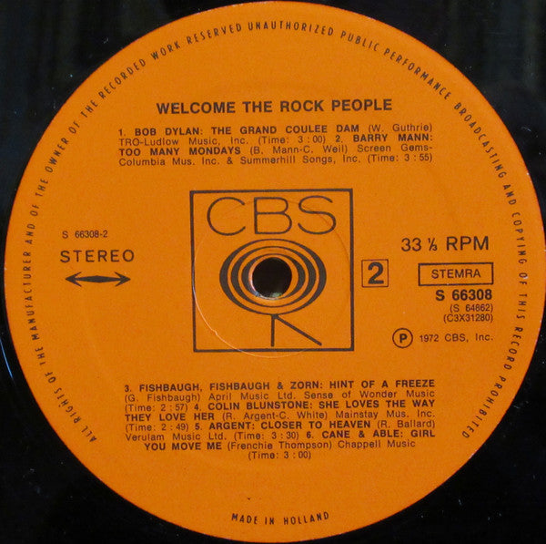 Various - Welcome The Rock People (LP Tweedehands)