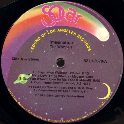 Whispers, The - Imagination (LP Tweedehands)