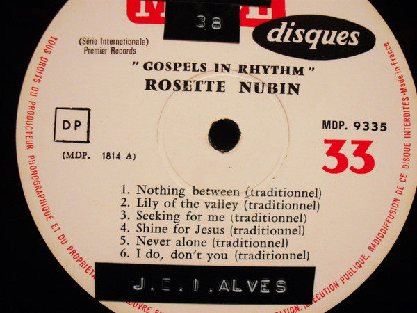 Rosetta Nubin - Gospels In Rhythm (LP Tweedehands)