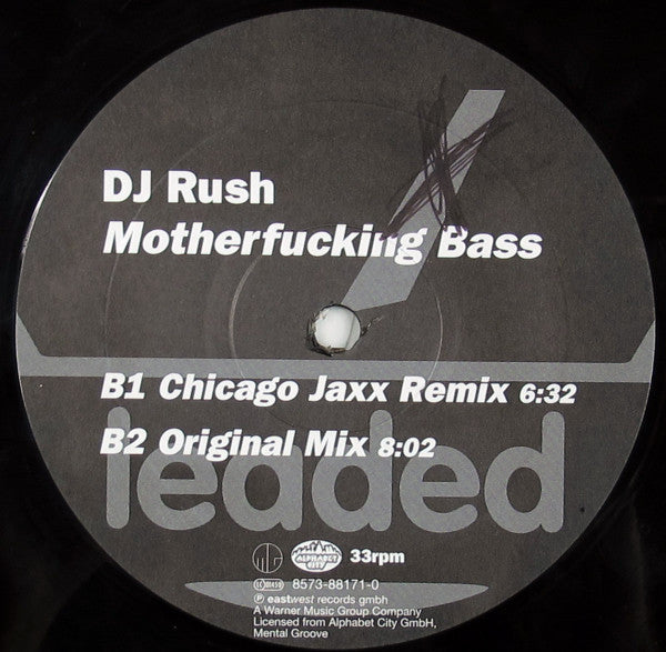 DJ Rush - Motherfucking Bass (12" Tweedehands)