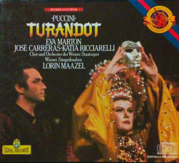 Giacomo Puccini, Lorin Maazel, José Carreras, Katia Ricciarelli, Éva Marton - Turandot (CD)