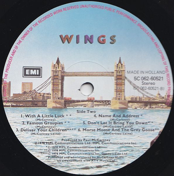 Wings - London Town (LP Tweedehands)