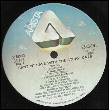 Stray Cats - Rant N' Rave (LP Tweedehands) - Discords.nl