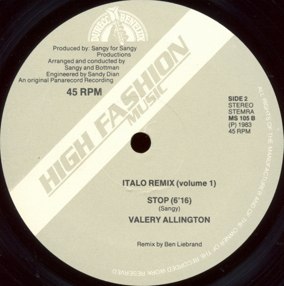 Various - Italo Remix (Volume 1) (12" Tweedehands)