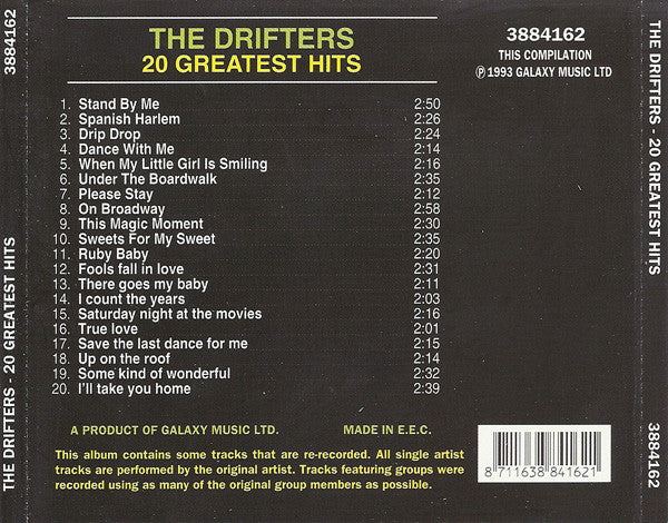 Drifters, The - 20 Golden Hits (CD Tweedehands)