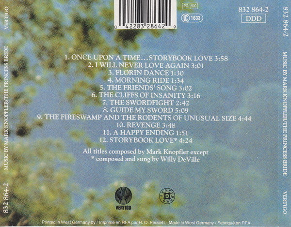 Mark Knopfler - The Princess Bride (CD Tweedehands) - Discords.nl