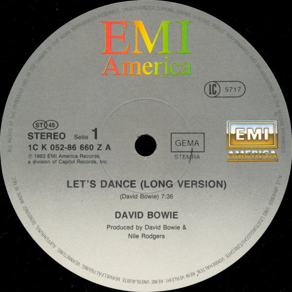 David Bowie - Let's Dance (12" Tweedehands)