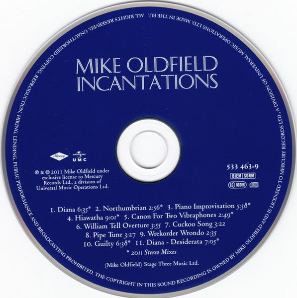 Mike Oldfield - Incantations (CD Tweedehands)