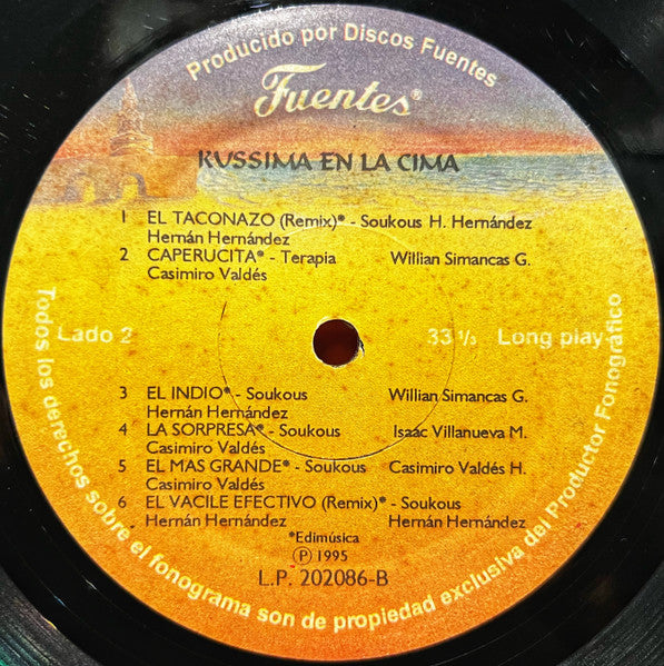Kussima Con Hernán Hernández Y Casimiro Valdez - Kussima En La Cima - Terapia Criolla (LP Tweedehands)