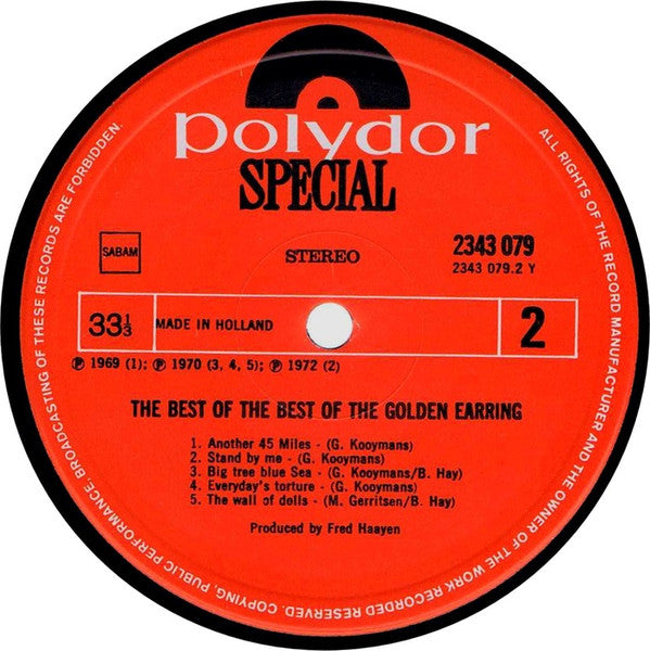 Golden Earring - The Best Of The Best Of (LP Tweedehands)