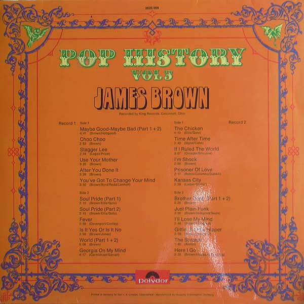 James Brown - Pop History Vol 3 (LP Tweedehands)