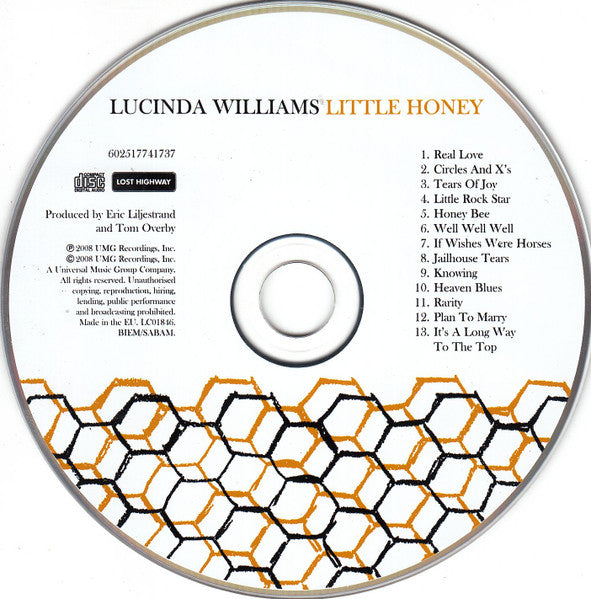 Lucinda Williams - Little Honey (CD)