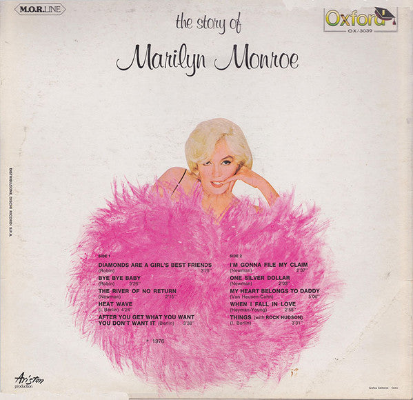 Marilyn Monroe - The Story Of Marilyn Monroe (LP Tweedehands)