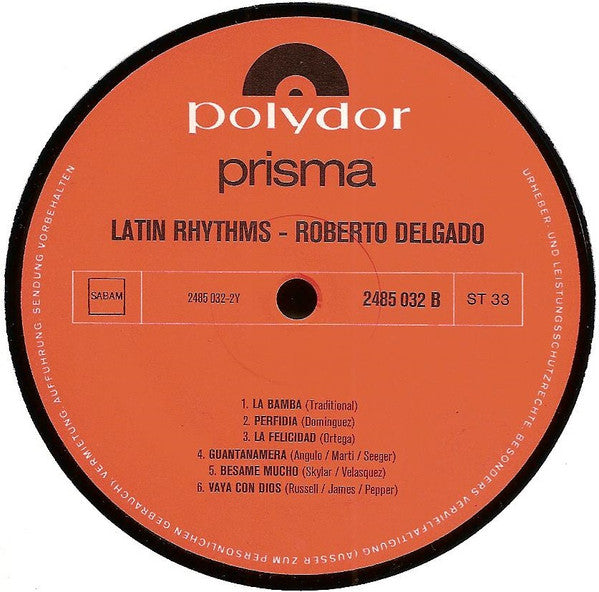 Roberto Delgado - Latin Rhythms (LP Tweedehands)