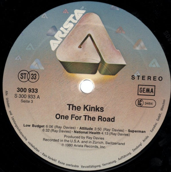 Kinks, The - One For The Road (LP Tweedehands)