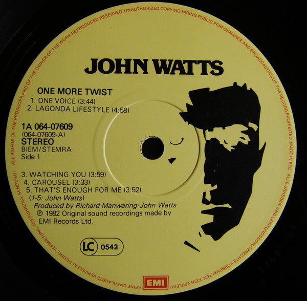 John Watts - One More Twist (LP Tweedehands)