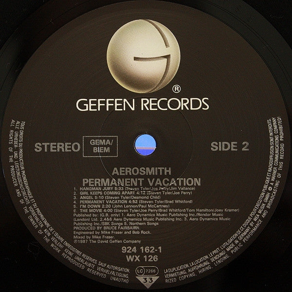 Aerosmith - Permanent Vacation (LP Tweedehands)