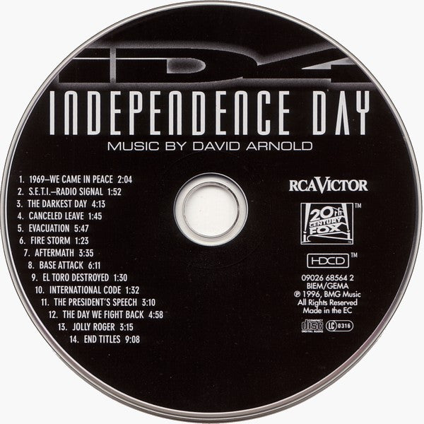 David Arnold - Independence Day (Original Soundtrack Recording) (CD)