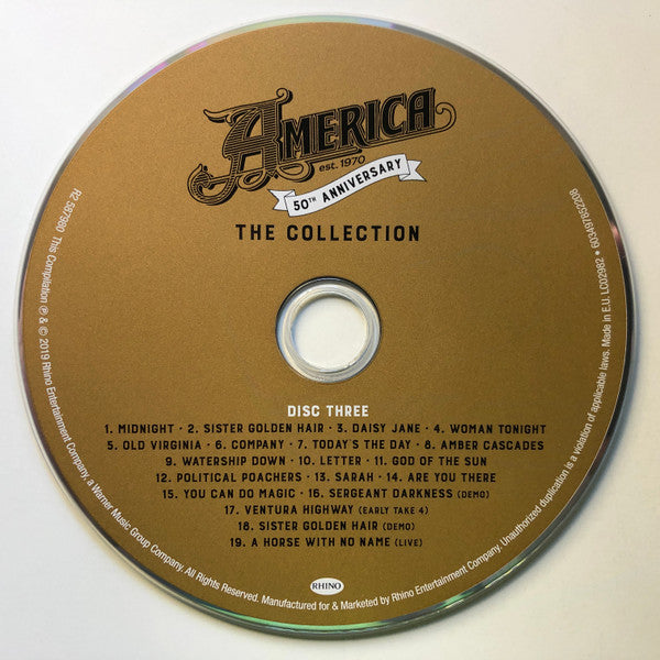 America (2) - 50th Anniversary (The Collection) (CD Tweedehands)