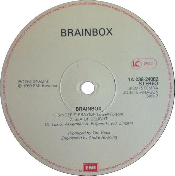 Brainbox - Brainbox (LP Tweedehands)