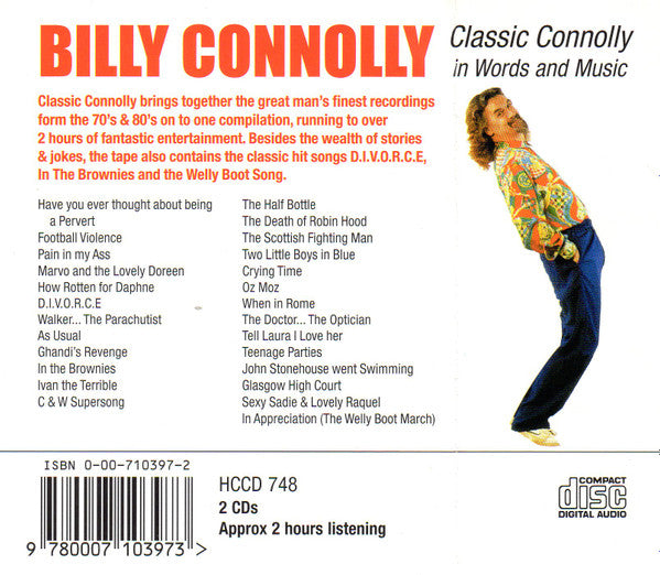 Billy Connolly - Classic Connolly In Words And Music (CD Tweedehands)