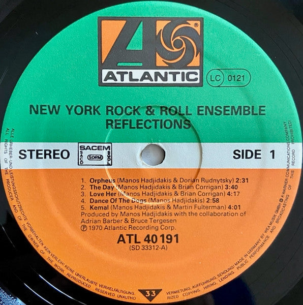 Manos Hadjidakis / New York Rock Ensemble, The - Reflections (LP Tweedehands)