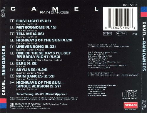 Camel - Rain Dances (CD)